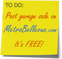 Bellevue/Eastside & Seattle garage sale map | MetroBellevue.com