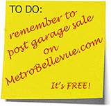 Bellevue/Eastside & Seattle garage sale map | MetroBellevue.com