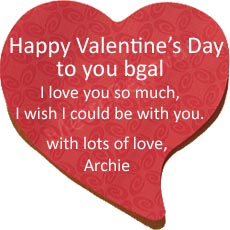 Let's see some love! Send your loved one a Valentine's message.