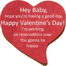 Let's see some love! Send your loved one a Valentine's message.
