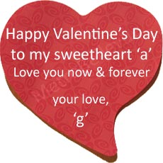 Let's see some love! Send your loved one a Valentine's message.