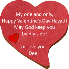 Let's see some love! Send your loved one a Valentine's message.