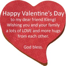 Let's see some love! Send your loved one a Valentine's message.