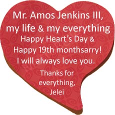 Let's see some love! Send your loved one a Valentine's message.