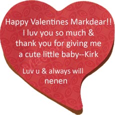 Let's see some love! Send your loved one a Valentine's message.