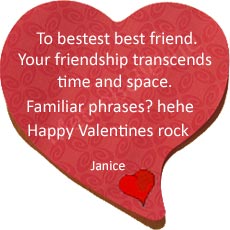 Let's see some love! Send your loved one a Valentine's message.