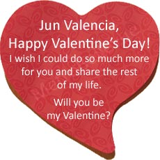 Let's see some love! Send your loved one a Valentine's message.