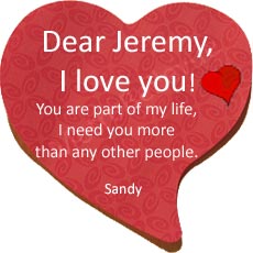 Let's see some love! Send your loved one a Valentine's message.