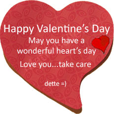 Let's see some love! Send your loved one a Valentine's message.