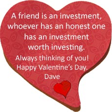 Let's see some love! Send your loved one a Valentine's message.