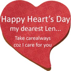 Let's see some love! Send your loved one a Valentine's message.