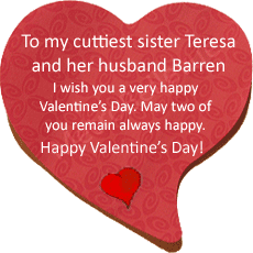 Let's see some love! Send your loved one a Valentine's message.