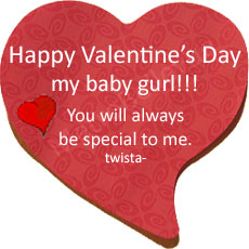 Let's see some love! Send your loved one a Valentine's message.